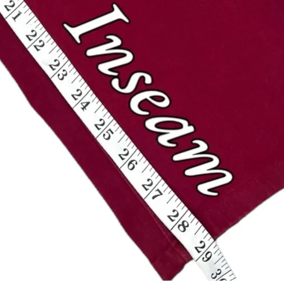 Talbots WOMENS PLUS SIZE 26W x 29" Zip Ankle Pants 5-Pocket Stretch Burgundy - Picture 11 of 16